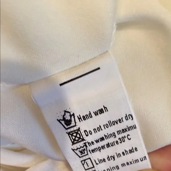 Chic Mid Lenth Sleeve White Wedding Dress - Picture 7 of 7